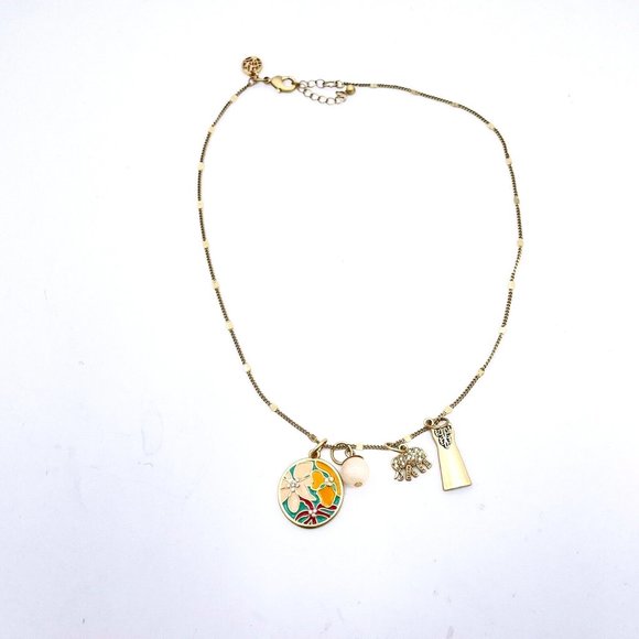 Lilly Pulitzer Charming Necklace Lilly Lover 4 Charms